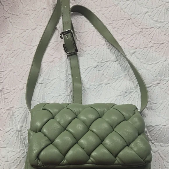 JW PEI Olive Green Maze Crossbody Bag - Picture 5 of 10